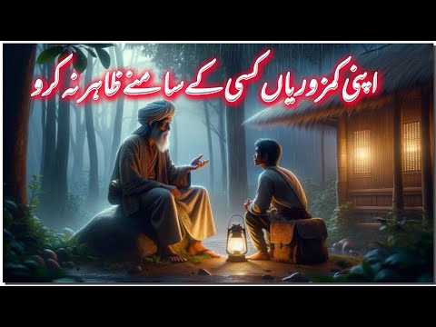 Apni Kamzoriyan Kisi Ke Samne Zahir Na Karo || Urdu life changing stori