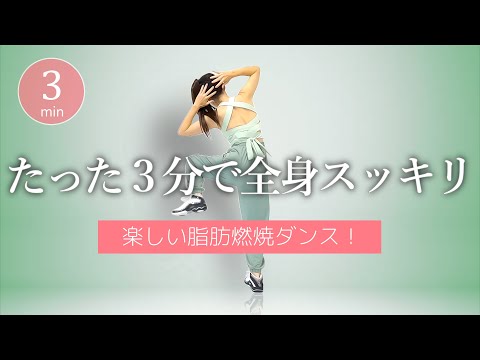 【隙間時間専用⏱】3分で全身スッキリ!気分も上がる脂肪燃焼ダイエットダンス #432