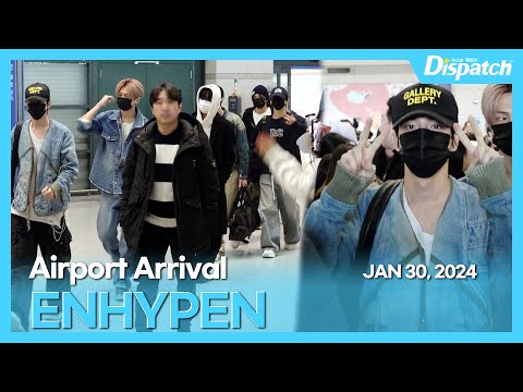 엔하이픈, "환한 모습으로 입국, 힐링 타임" l ENHYPEN, "Looking bright, healing time" [공항]