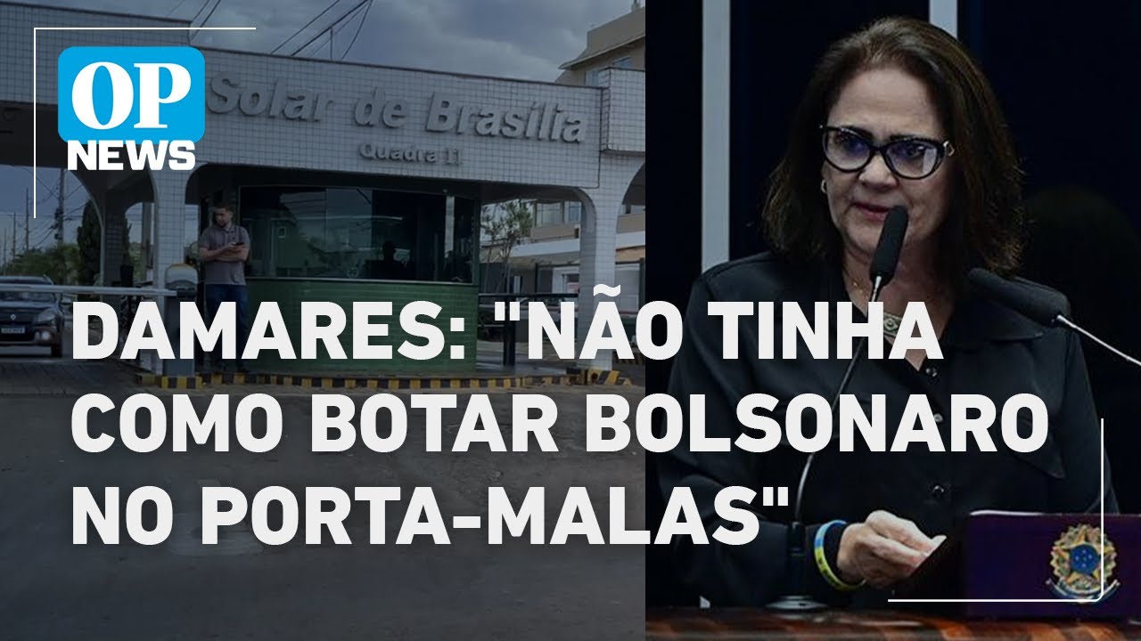 Damares visita Bolsonaro e não tem carro revistado pela polícia, apesar de determinação |O POVO NEWS