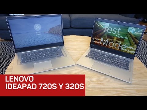 (SPANISH) Las Lenovo IdeaPad 720S y 320S son muy delgadas