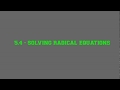 Solving Equations and Functions