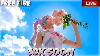 🔴[Live] Road To 30k Subscribers 🗿 Garena Free Fire !!