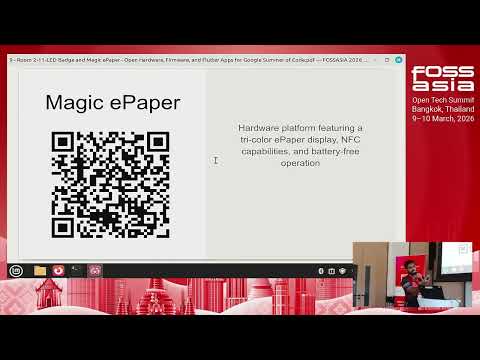 LED Badge and Magic ePaper: Open Hardware, Firmware, and Flutter Apps for GSoC, Padmal #FOSSASIA2026 LED Badge and Magic ePaper: Open Hardware, Firmware, and Flutter Apps for GSoC, Padmal #FOSSASIA2026