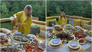 مكيناش الدبيحة 🇲🇦دخلي تشوفي شنو توجدي للعيد شهيوات وفرحة بزاف بهاد لجليسة مغربية 🇲🇦من امريكا