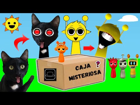 CAJA MISTERIOSA DE INCREDIBOX SPRUNKI PERO EL JUEGO ES EN LA VIDA REAL VS GATOS YOUTUBERS FAMOSOS