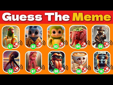 💥Guess The ITALIAN BRAINROT AI Animals Memes Part 2💥 #italianbrainrot