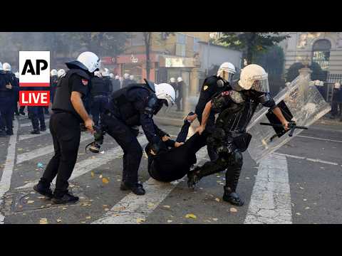 LIVE: Anti-government protest in Albania