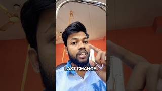 LAST CHANCE !! Hurry Up 🔥 #manojdey
