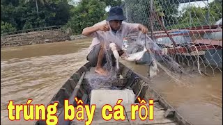 Kỷ Lục Giăng Lưới Điểm Mới Cá Vồ Đém Dính Có Nùi Thấy Ham # SĂN BẮT ĐỒNG THÁP #