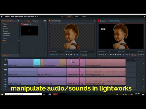 how to import music into lightworks
