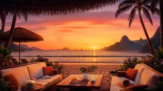Sunset Beach Bossa Ambience – Relaxing Bossa Nova with Waves & Tropical Birds