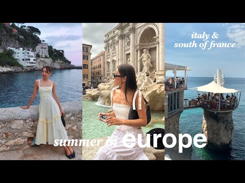summer in europe☆ (good eats and things to do in italy and south of france!)