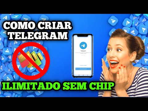 Como criar uma conta no Telegram sem CHIP (2024) || Como Usar O Telegram Sem Número