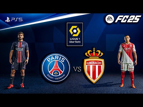 FC 25 - PSG vs. Monaco | Ligue 1 24/25 at Parc des Princes Full Match | PS5™ [4K60]