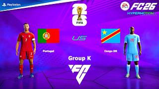 FC 26 PS4 - Portugal vs Congo DR | FIFA World Cup 2026™ matches