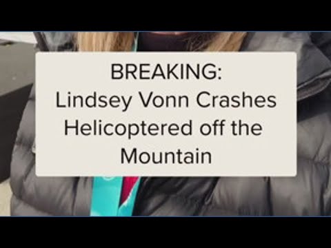 Lindsey Vonn crashes early in Olympic downhill, taken off the mountain in a helicopter