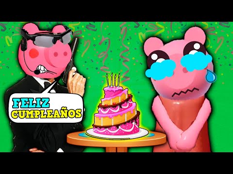 🎂 EL CUMPLEAÑOS de PIGGY  🐷 DON PENARDO ESPIA y Rapero MOMENTOS DIVERTIDOS en PIGGY ROBLOX 😝