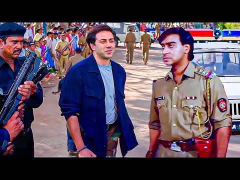 अजय देवगन और सनी देओल की धमाकेदार एक्शन सीन्स प्रीति ज़िंटा, तब्बू | Ajay Devgan Vs Sunny Deol Fights