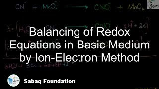 Balancing of Redox Equations in Basic Medium by Ion-Electron Method