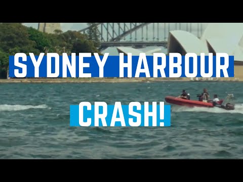 JETPACK PILOT RESCUED AT SYDNEY HARBOUR AFTER CRASH