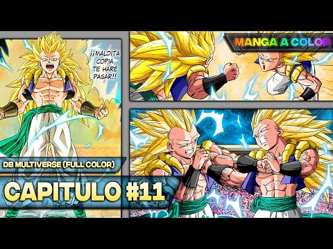 Duelo de Fusiones: Gotenks SSJ3 vs Gotenks SSJ3 | Dragon Ball Multiverse Capitulo 11 (Full Color)