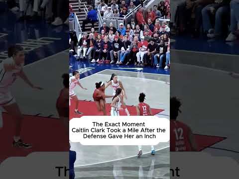 How Clark Punishes the Defence for Leaving Her Open on a Second Chance! #caitlinclark #wnba