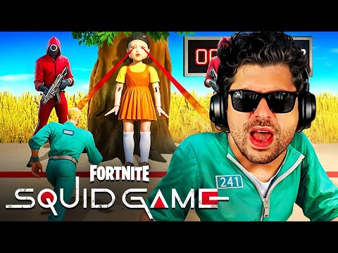 SQUID GAME OYUNLARINDA HAYATTA KALMAYA ÇALIŞMAK! | Fortnite: Squid Game