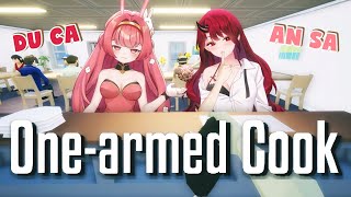 NẤU ĂN CHỈ VỚI 1 TAY!? | ONE - ARMED COOK | HIBIKI DU CA + @kitouansa
