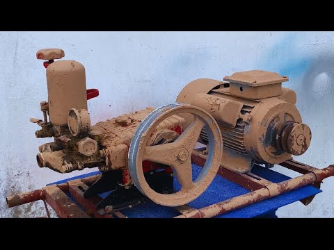 Pressure Washer Restoration From Rusty to Shiny Like New - Secrets to Restoring Old Car Wash Machine