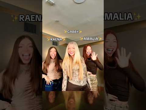 GABBY RAENA AMALIA ✨ TRIPLE CHARM!!!! X Pucker Up SO BACK #triplecharm #amaliatriplecharm #sisters