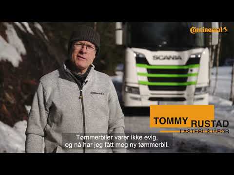 Tommy Rustad tester nyeste generasjon Scandinavia lastebildekk fra Continental
