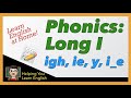 Long I Sound Patterns in Words