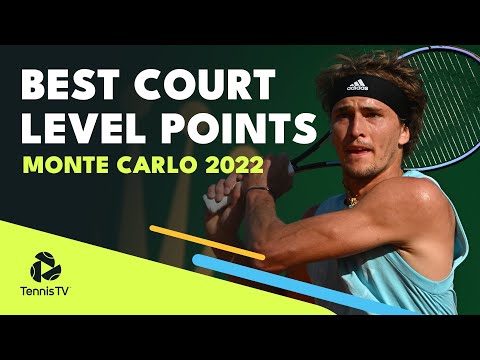 Best Court-Level Shots & Rallies | Monte Carlo 2022