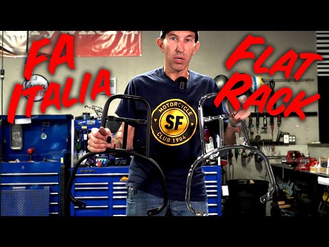 Install an FA Italia Flat Rear Rack on a Vespa LX or S 150 with Top Case