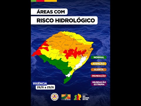 Atenção Gaúchos! Tempestades e muita chuva!