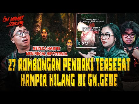 TEREKAM KAMERA! PENDAKI MAHASISWA INI HAMPIR MENINGGAL TERSESAT SMP HIPOTERMIA DI GN. GEDE #OMMAMAT