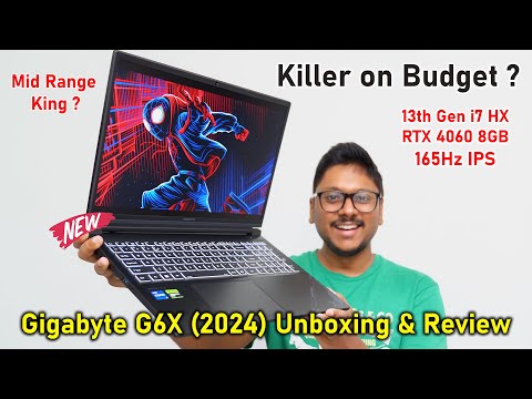 Killer 4060 Gaming Laptop on Budget..? 🤯Gigabyte's New G6X (2024) Review 🔥