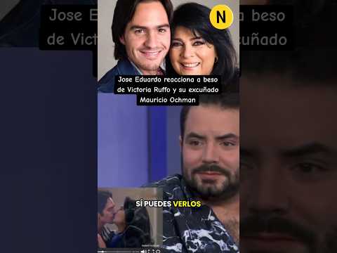 JOSE EDUARDO DERBEZ reacciona a BESO DE VICTORIA RUFFO Y MAURICIO OCHMAN en las TELENOVELAS