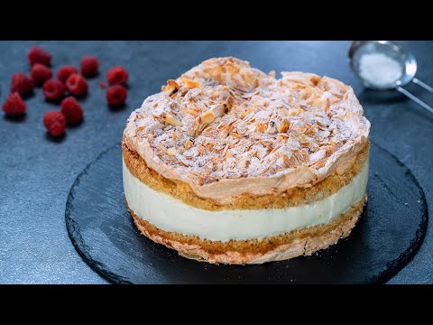 Kvæfjordkake -  Norwegian Verdens Beste - World's Best Cake