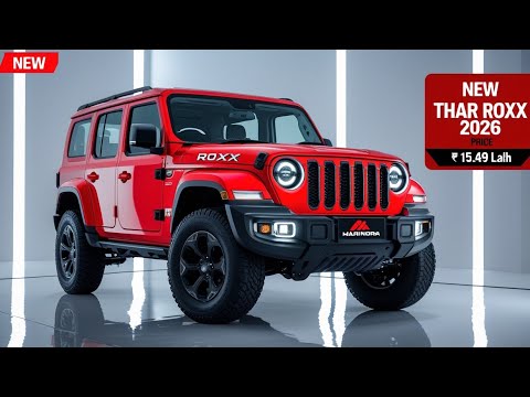 💪 2026 Thar Roxx – Beast बनकर लौट आई Mahindra! Luxury + Off-Road Power का नया युग | DriveLens