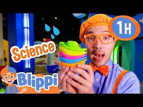 Water Games with Blippi! 💦🧡| 1 Hour of Learning & Play | Moonbug Kids - Fun Stories and Colors