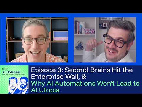 Second Brains Hit the Enterprise Wall, & Why AI Automations Won't Lead to AI Utopia