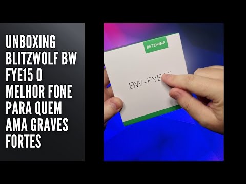 Unboxing BlitzWolf BW FYE15 - O Melhor Fone para Quem Ama Graves Fortes