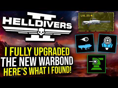 Helldivers 2 - I Fully Upgraded and Tested Every New Weapon from the Control Group Warbond!