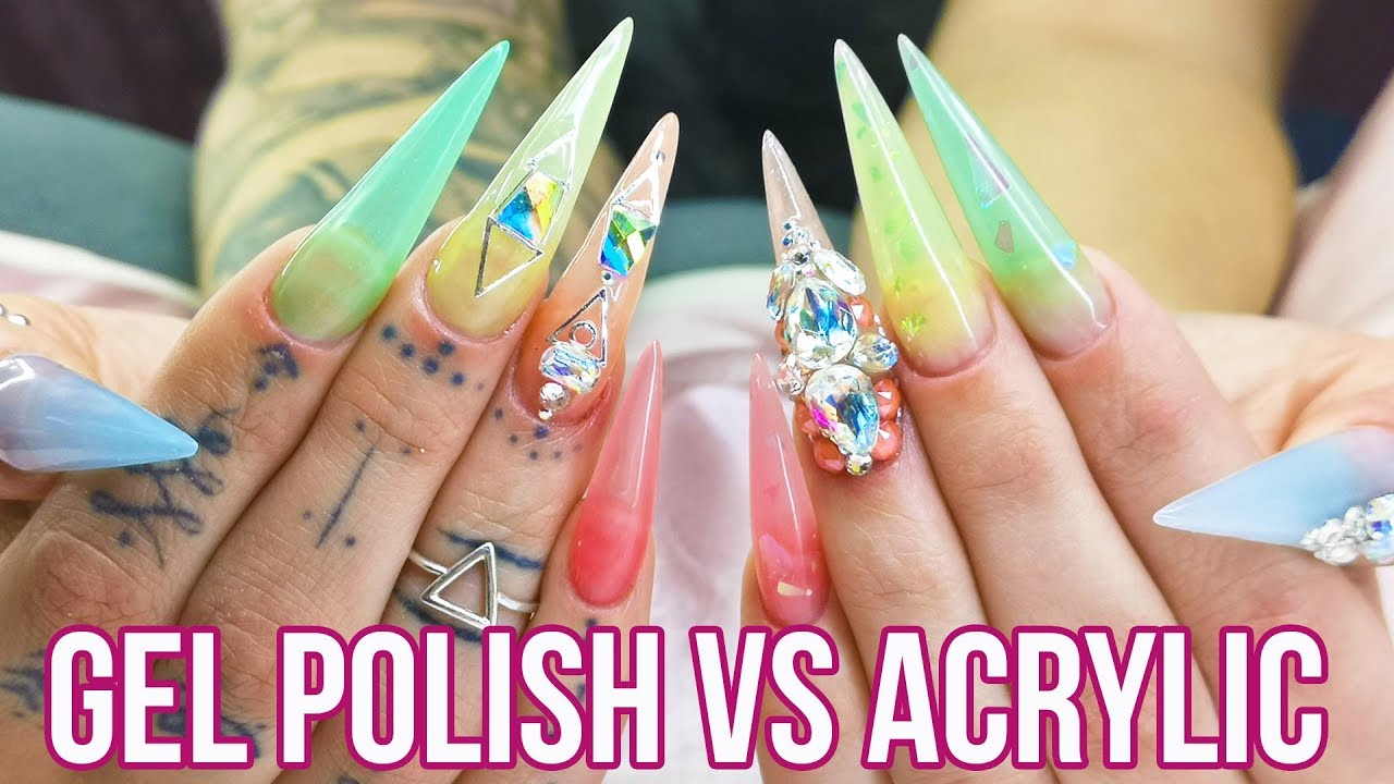 Jelly Nail Techniques - Gel Polish vs Acrylic?