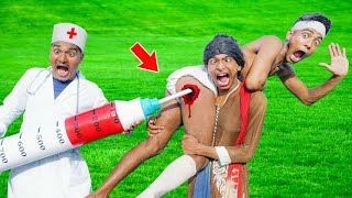 Top Comedy Video Amazing Funny Video 2025Try To Not Laugh Injection Wala Doctor Comedy Video Ep 460