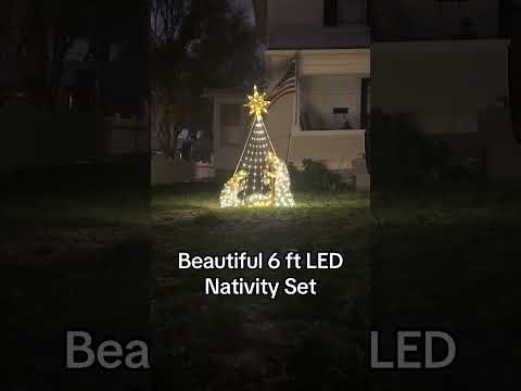 6 ft Nativity Set. #nativity #nativityscene #jesus #christmas