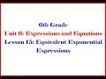 Evaluating Exponential Expressions and Patterns
