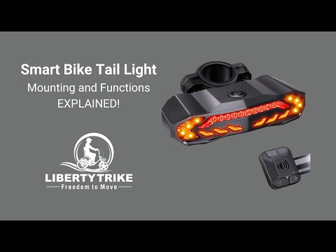 Smart Bike Taillight for Liberty Trike - Wire Basket (PRE July 2024)